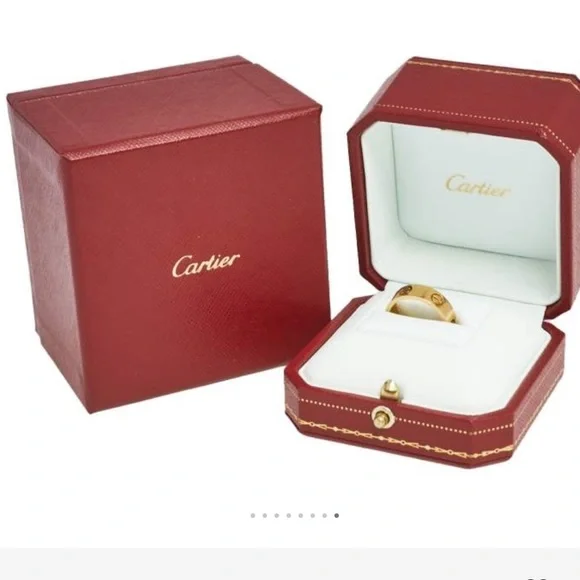 Cartier | Jewelry | Cartier 8k Yellow Gold 75 Love Ring 55 Size 